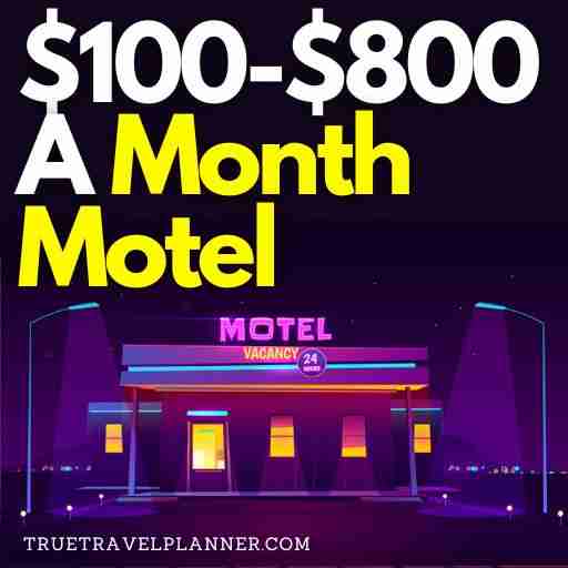 $100-$800 A Month Motel